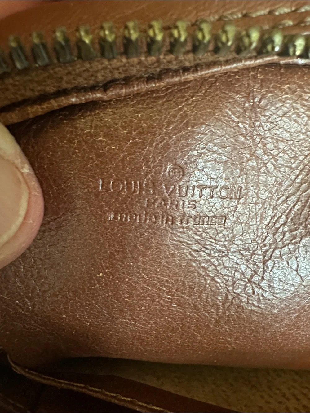 Authentic Louis Vuitton Monogram Pochette Sport.